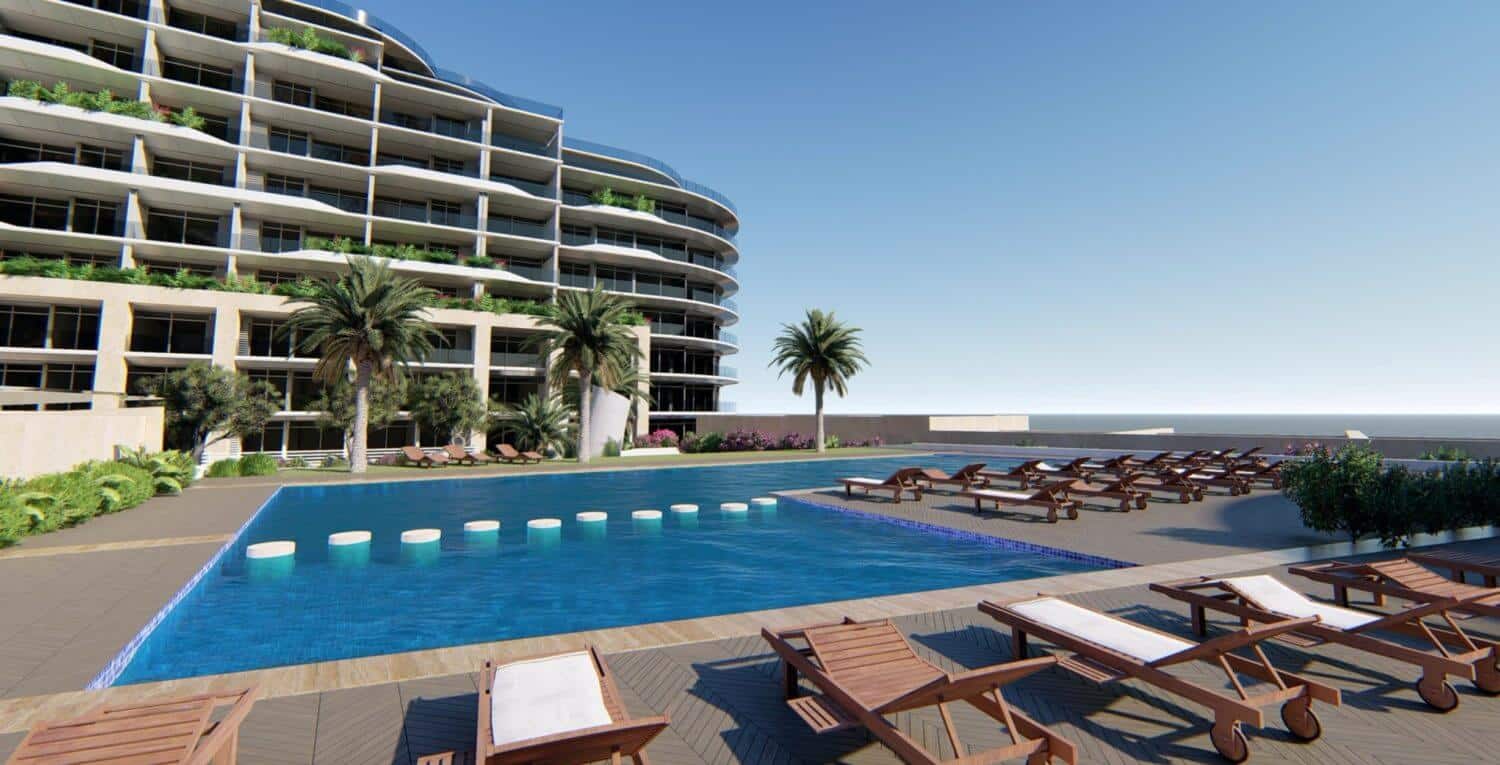 Apartments in a large-scale residential project on the first coastline 1