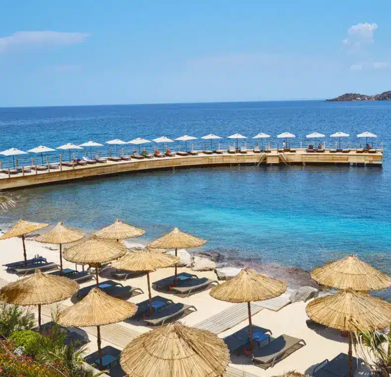 Villa in a residential complex with a private beach 20