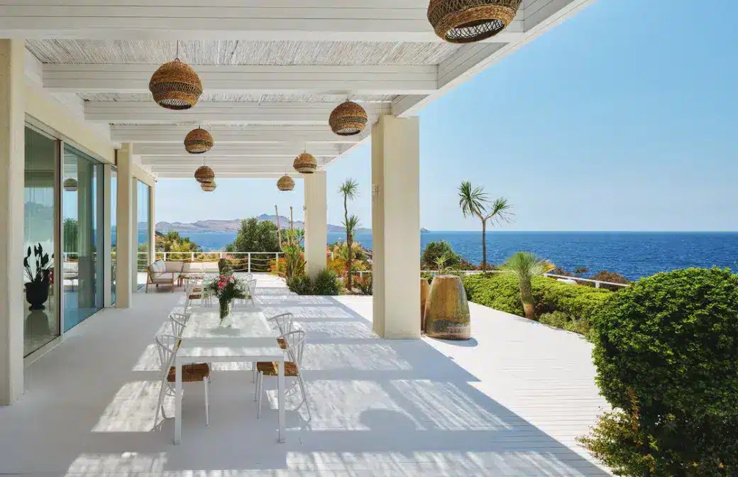 Villa in a residential complex with a private beach 17