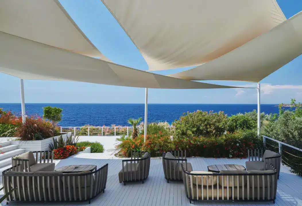 Villa in a residential complex with a private beach 14