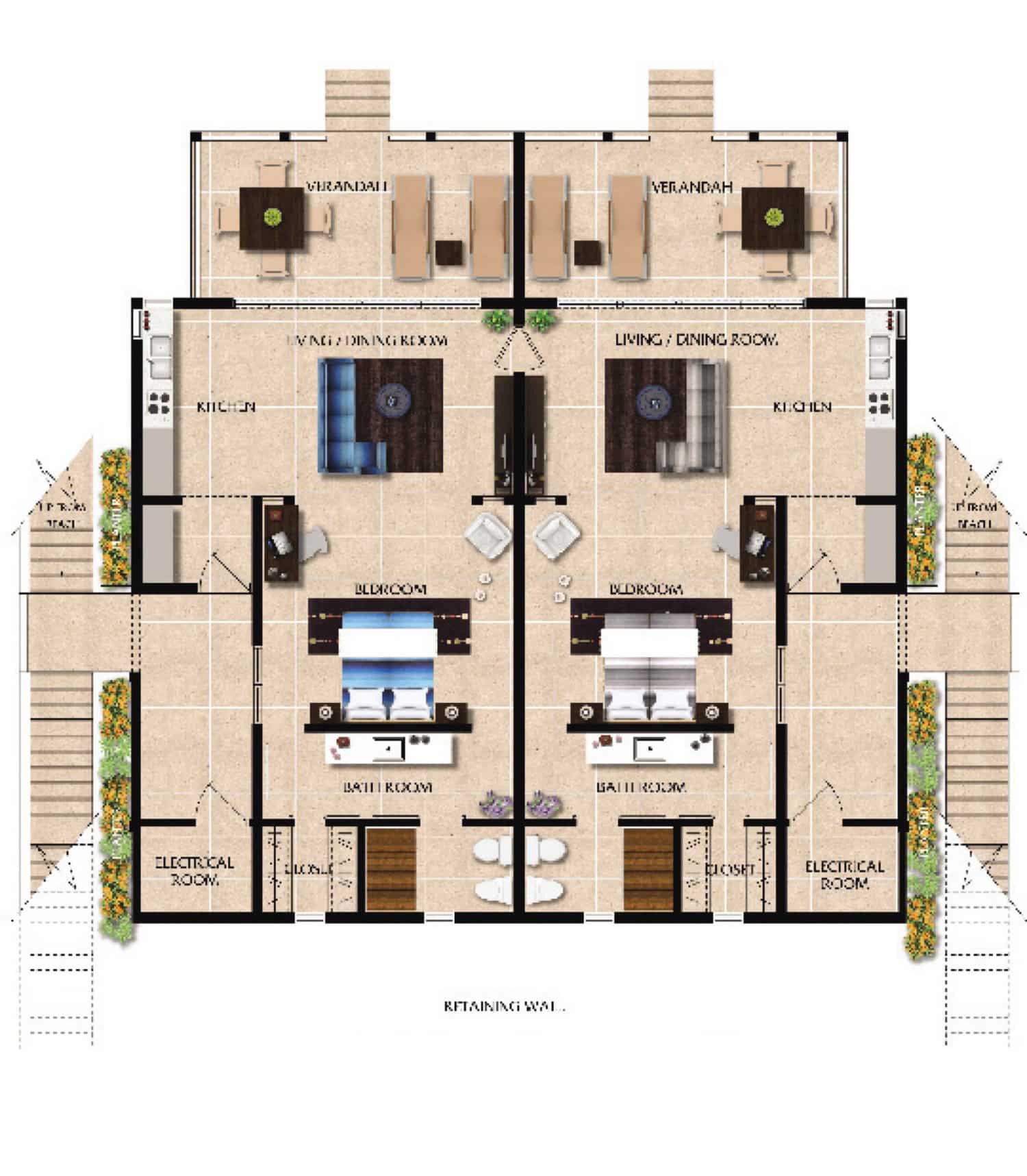 Share and full ownership of apartments in a hotel complex with a private beach 18