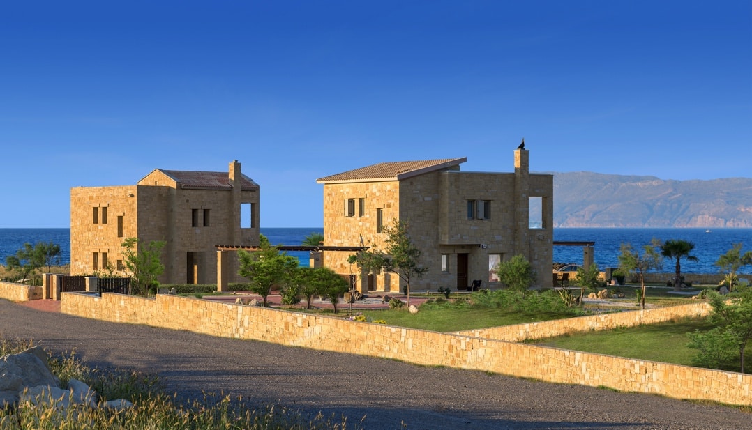 Traditional style villas on the seafront in Crete 5
