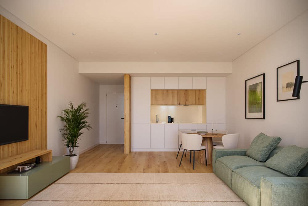 Two-bedroom apartment in a new residential project 8