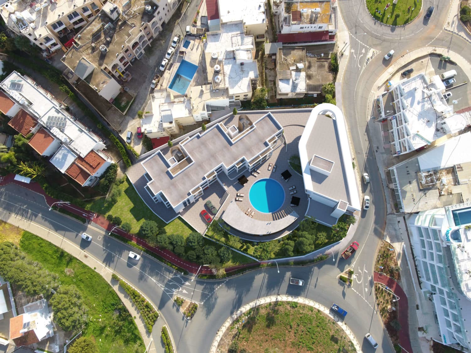 Apartments in a hotel complex with a swimming pool 15
