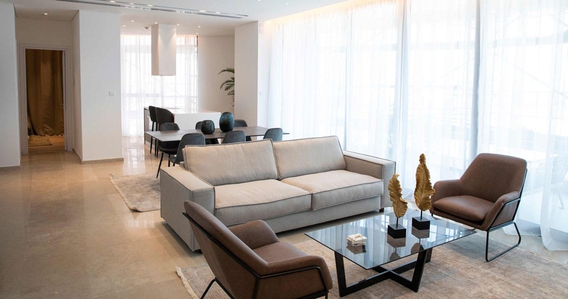 Apartments in a luxury residence with infrastructure and panoramic views of the city 30