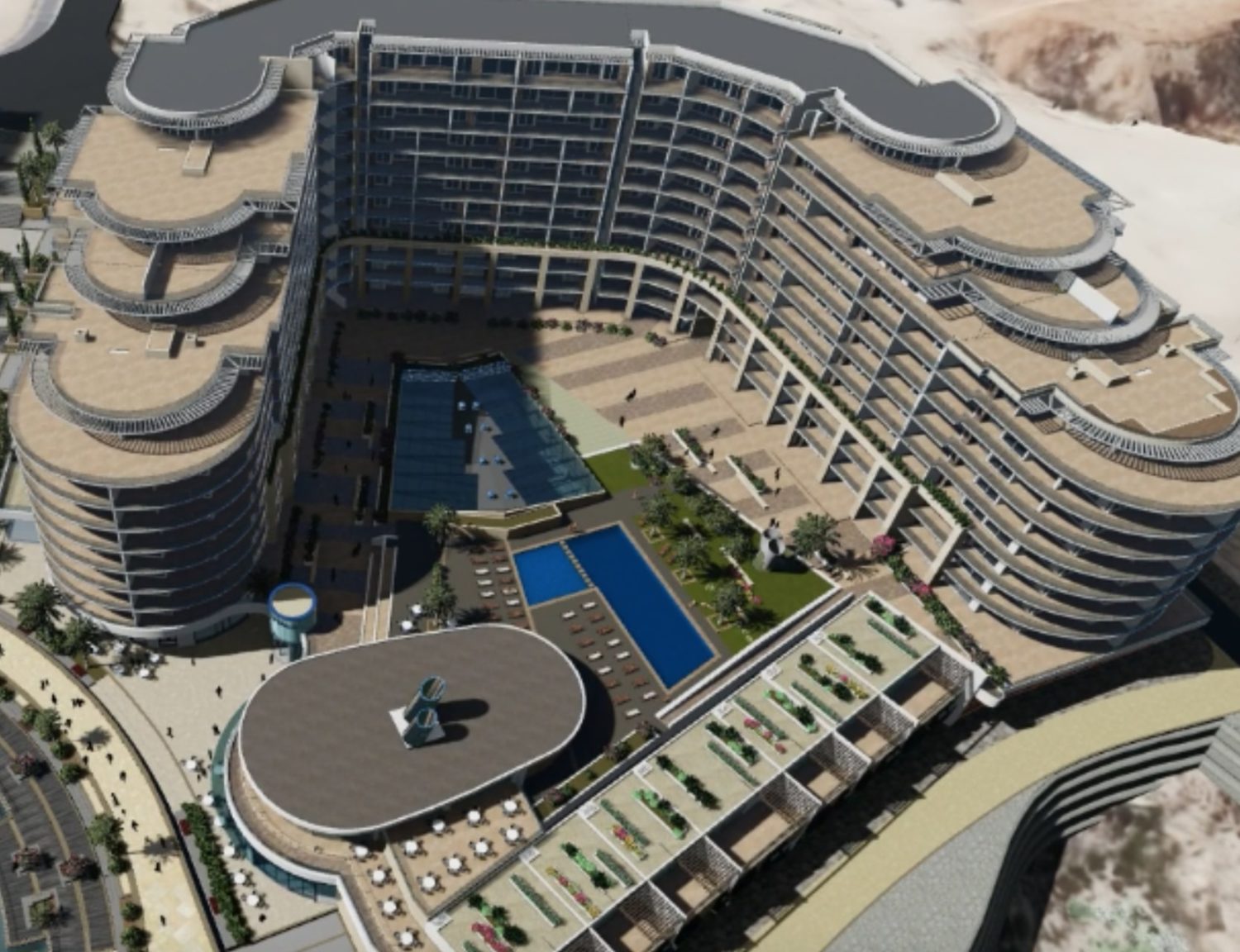 Apartments in a large-scale residential project on the first coastline 10
