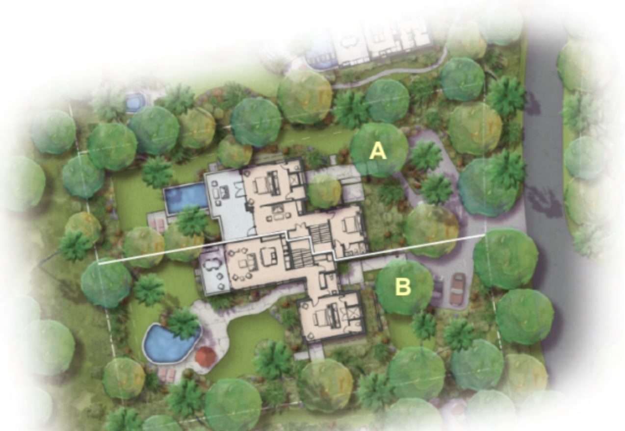 Townhouse with a swimming pool in a landscaped park 4