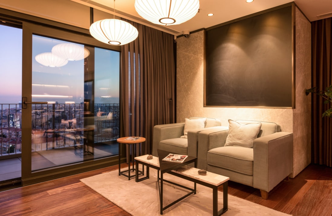 Apartments in a new residential complex in the business district of Istanbul 8