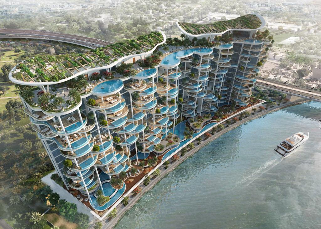 Unique apartments with a swimming pool in a luxury residential complex 3