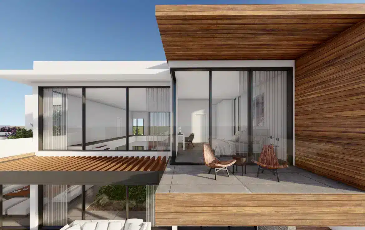 Two-level villa with a large plot on the second coastline 4