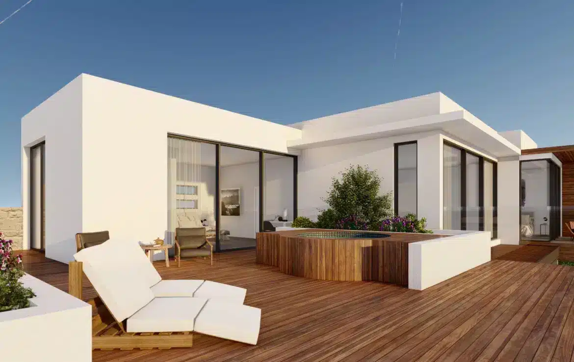 Two-level villa with a large plot on the second coastline 5