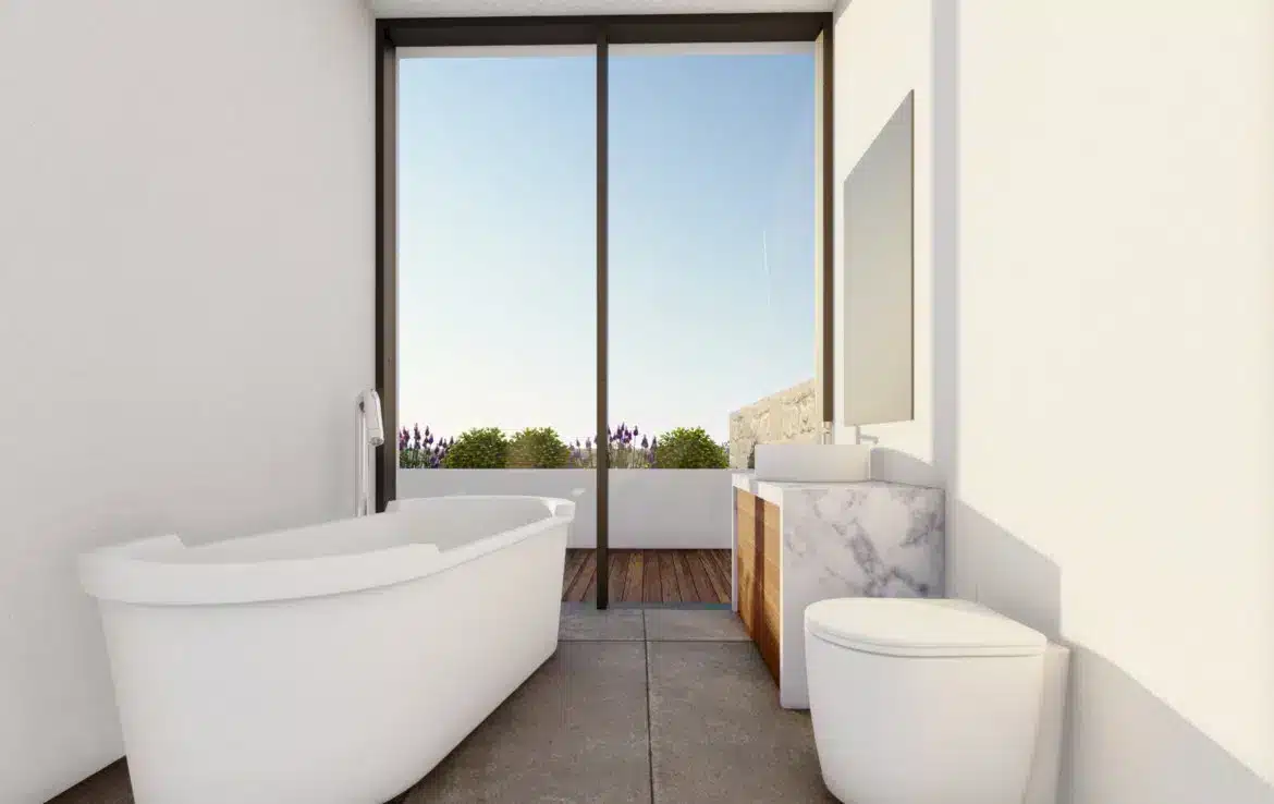 Two-level villa with a large plot on the second coastline 14