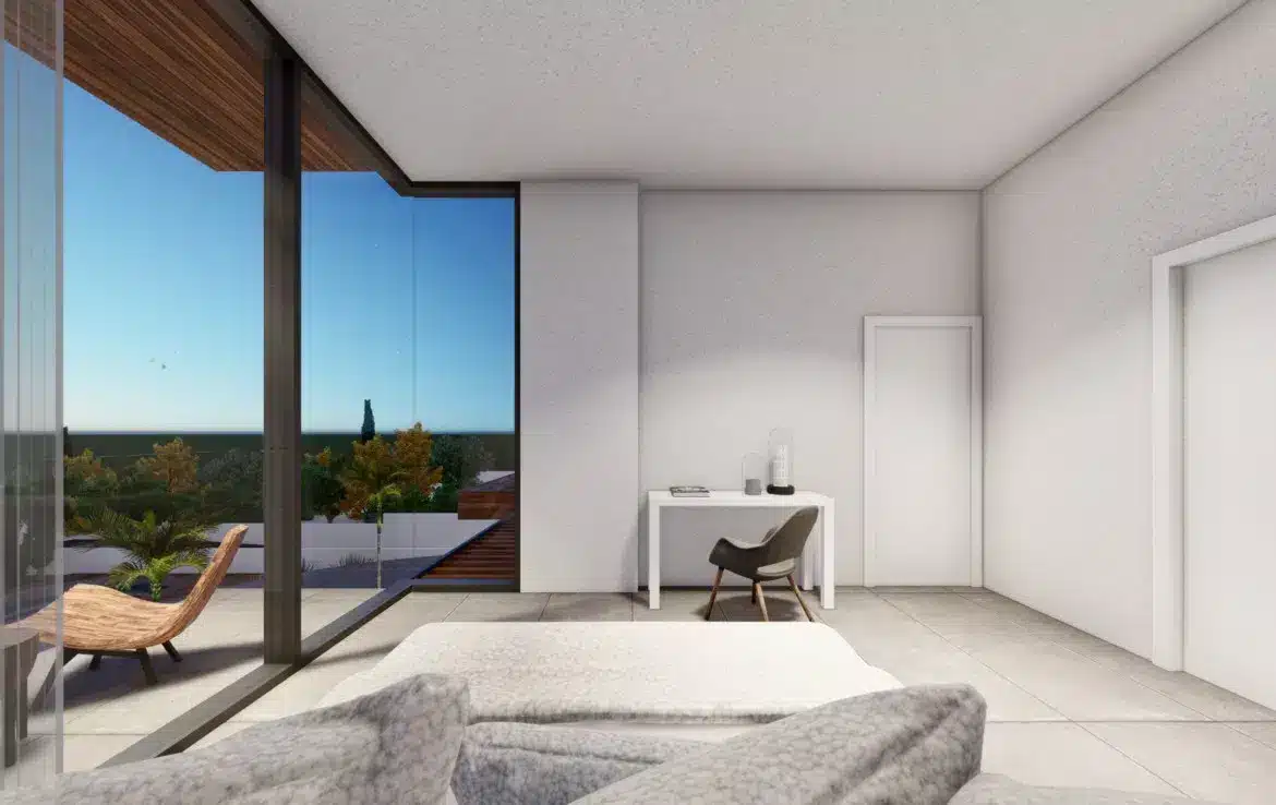 Two-level villa with a large plot on the second coastline 15