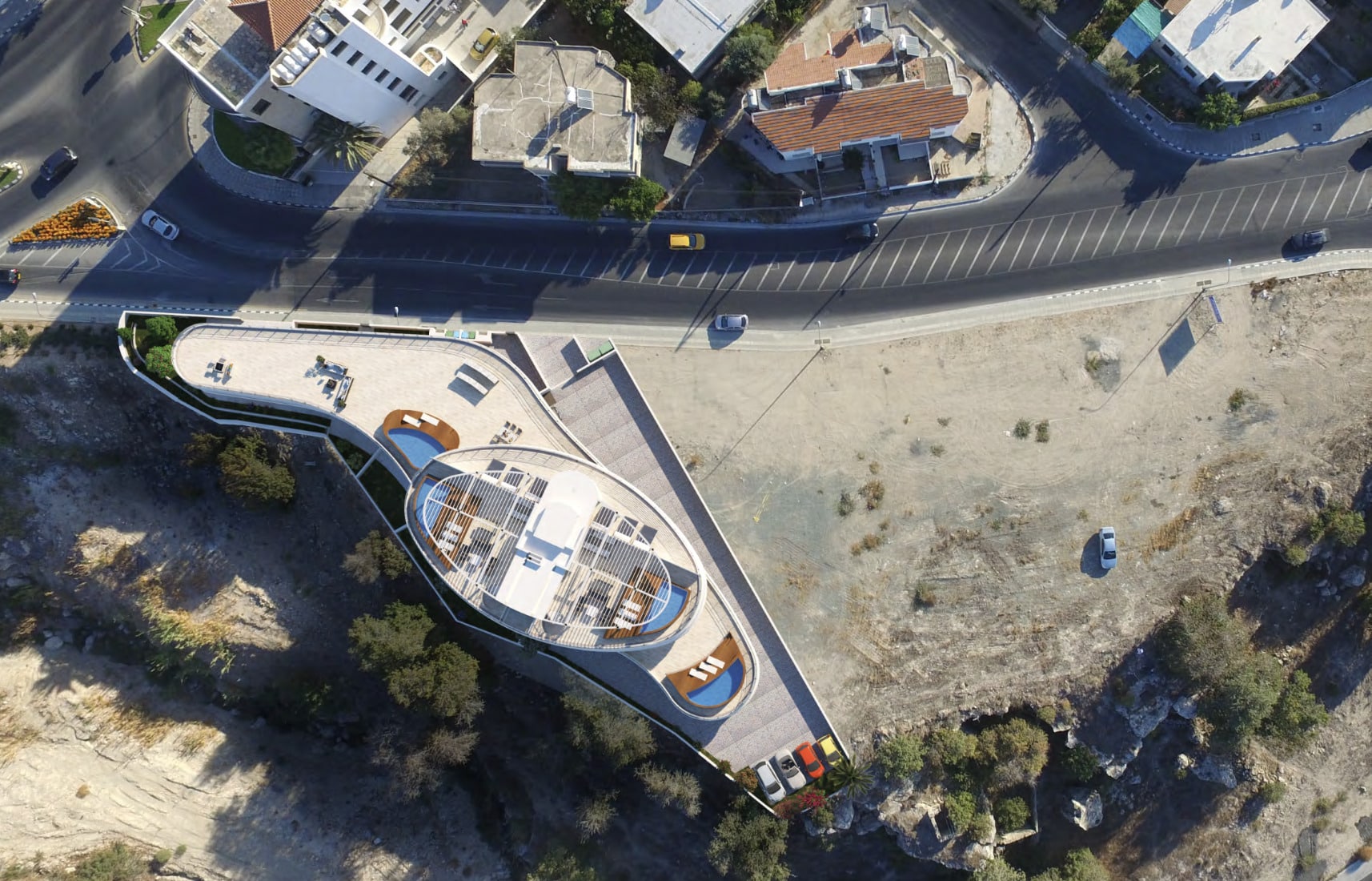 Apartments in a building with unique architecture in the center of Paphos 4