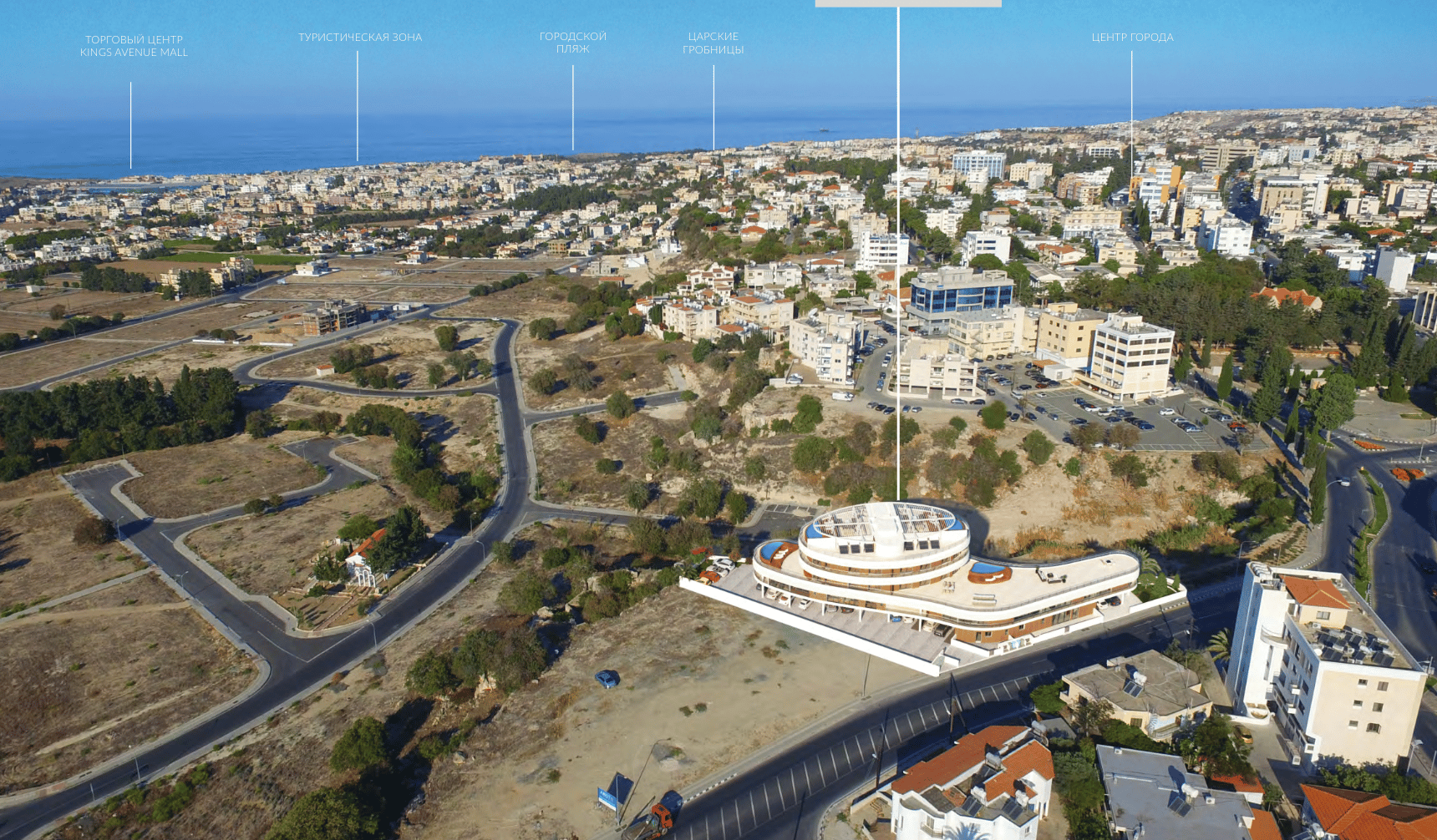 Apartments in a building with unique architecture in the center of Paphos 6