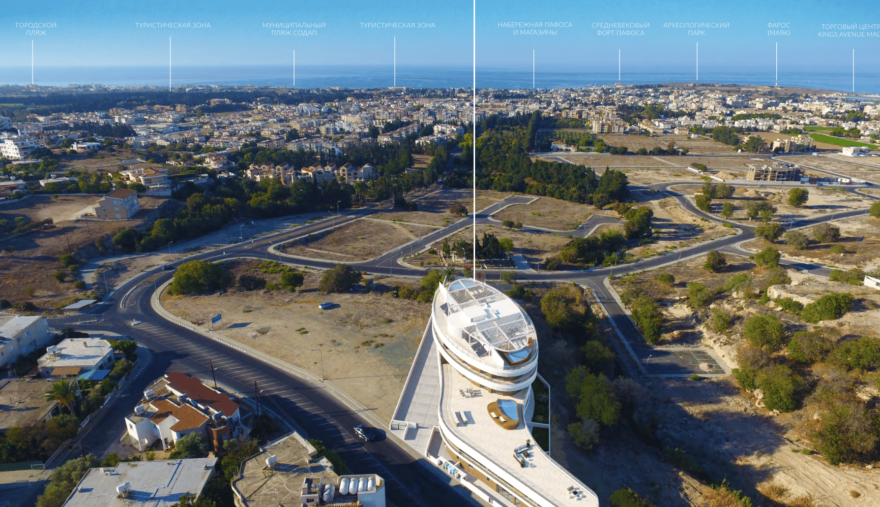 Apartments in a building with unique architecture in the center of Paphos 5