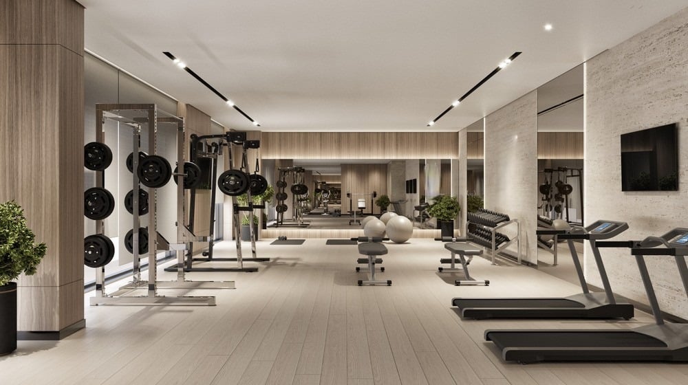 Apartments with sports facilities on the roof in the center of Dubai 13
