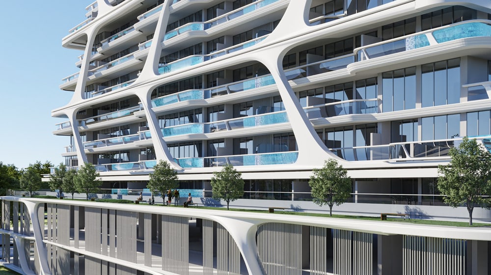 Apartments with sports facilities on the roof in the center of Dubai 3