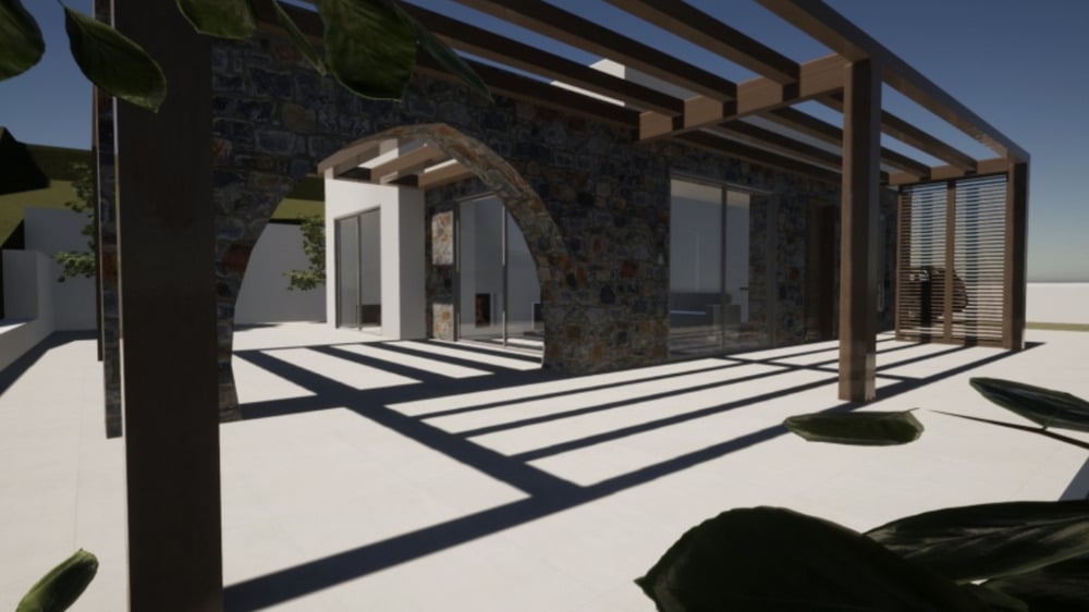 Villa with unique architecture on Crete 9