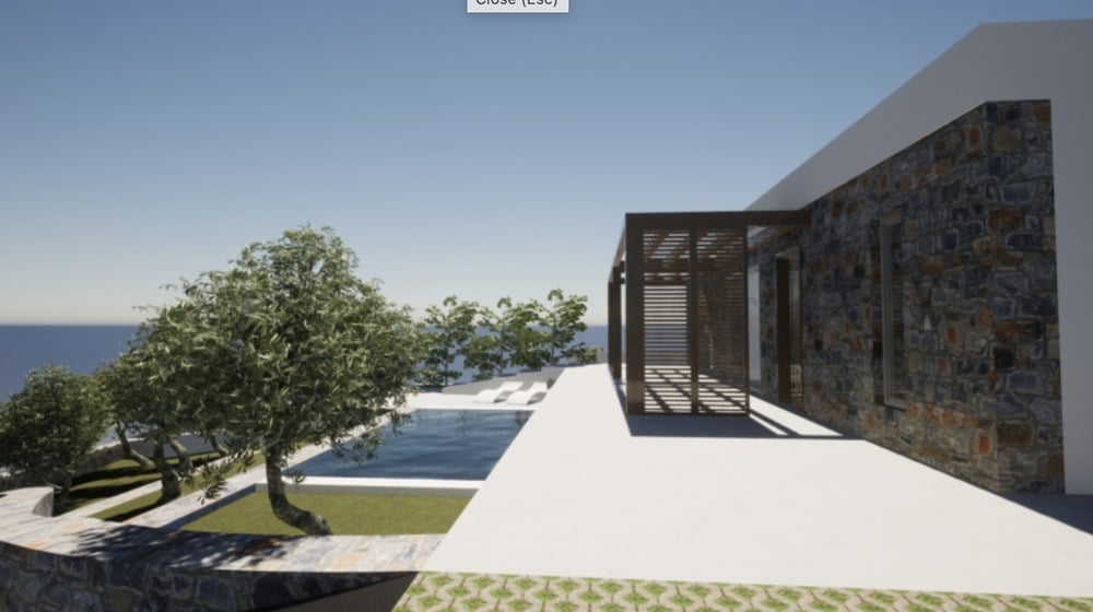 Villa with unique architecture on Crete 10