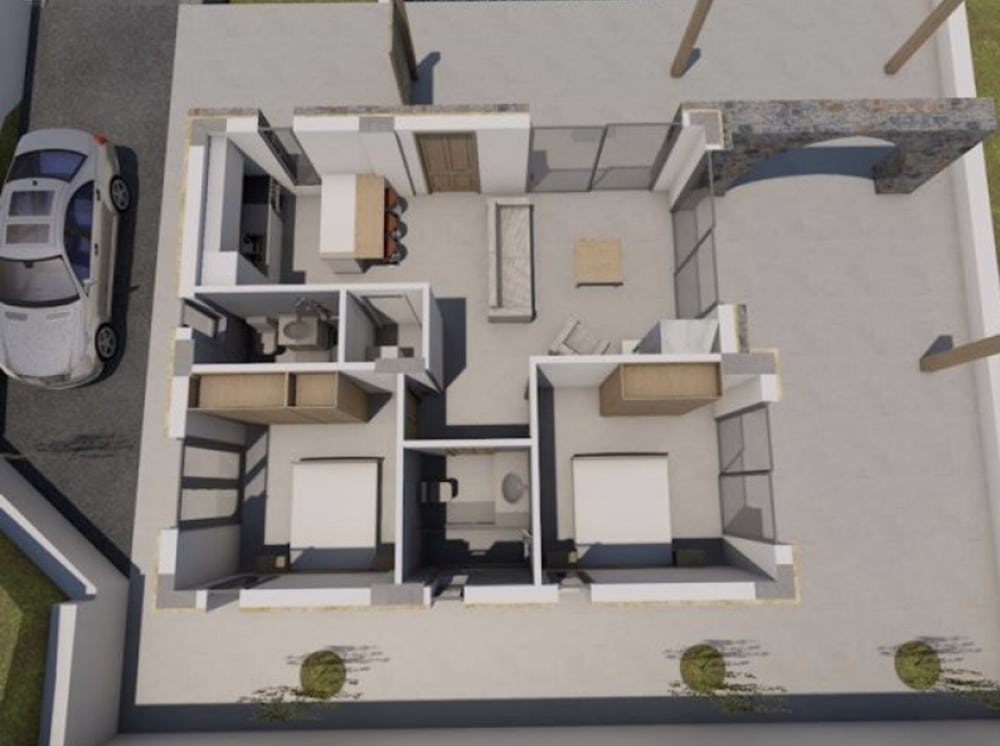 Villa with unique architecture on Crete 11