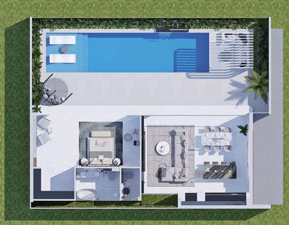 Luxury villas with guaranteed income on the south of Bali 11