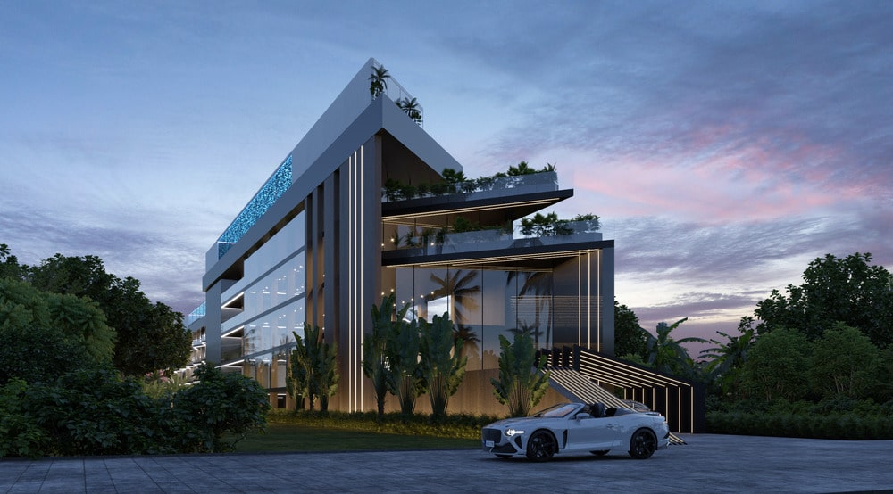 Apartments with unique swimming pool 2