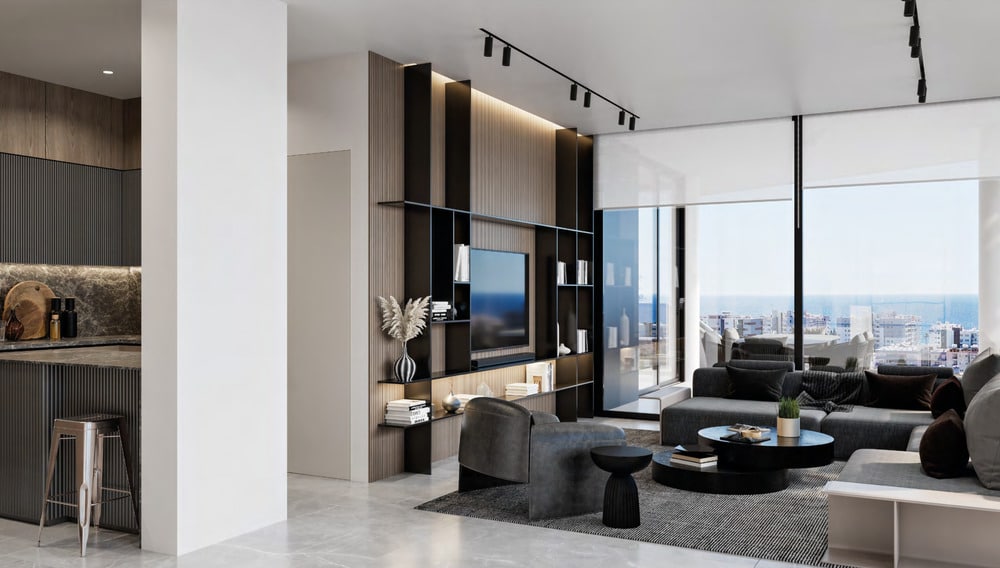 Modern and stylish apartments with sea view not far from sea 6