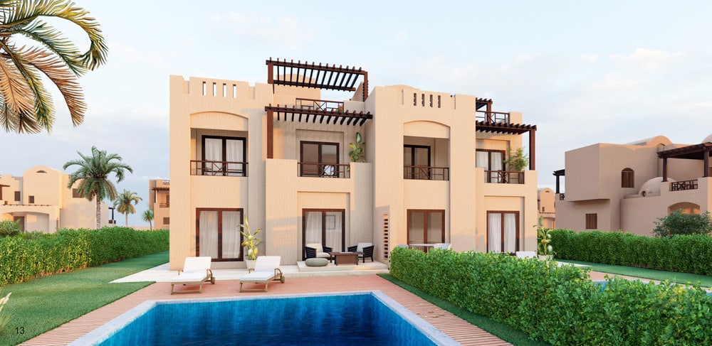 Stylish and cosy townhouses and villas with three-four bedrooms, El Gouna 2